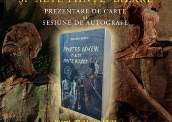 Turneu de prezentare al romanului Printre oameni și alte fiinţe bizare, autor Bogdan Boeru