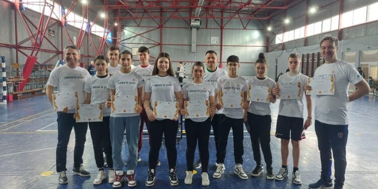 Clasamentul final al competiției de tenis de masă, dublu mixt