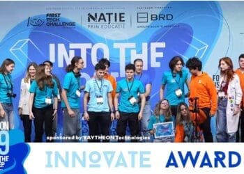 PREMIUL 2 INNOVATE  pentru echipa de robotică HELIX în Finala Campionatului Național de Robotică FIRST TECH CHALLENGE România
