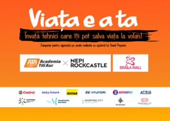 Campania de conducere defensivă Viața e a ta continuă la Brăila Mall