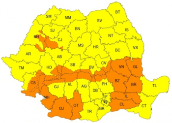 Alertă cod portocaliu de vreme severă: ninsori viscolite, vânt puternic și temperaturi negative