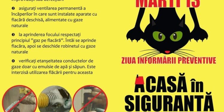 ISU „Dunărea” Brăila a organizat astăzi mai multe acțiuni dedicate Zilei Informării Preventive