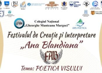 Vineri, 23 mai, începe la Brăila Festivalul Internațional de Creație și Interpretare „Ana Blandiana”