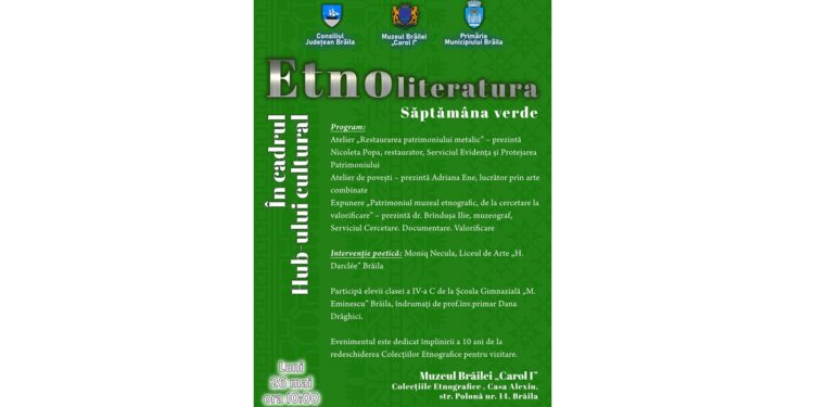 Întâlnire a Hub-ului cultural „Etnoliteratura” la Casa Alexiu, în Săptămâna verde