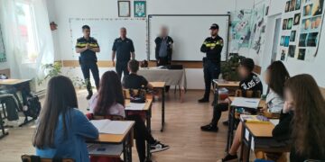 Polițiștii au mers la Siliștea în a patra zi a evenimentului național ”Săptămâna Școală în Siguranță”