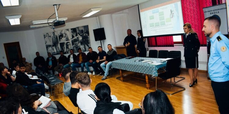 Tineri, polițiști și povești din spatele gratiilor