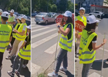 Patrula școlară în acțiune – lecții de siguranță rutieră cu cei mici