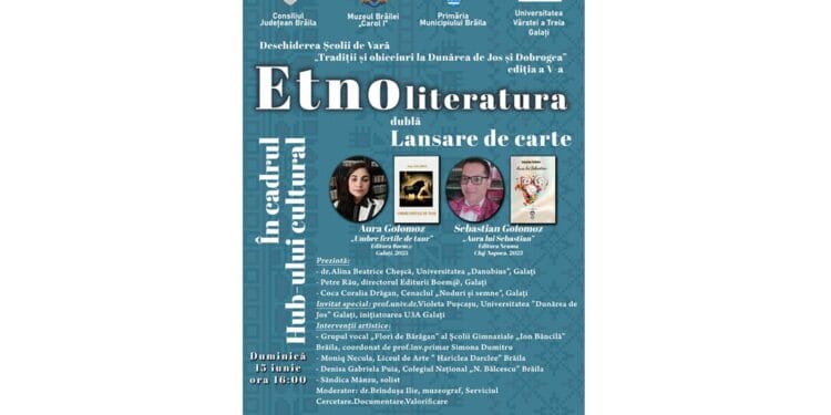 Dublă lansare de carte la Casa Alexiu, în cadrul Hub-ului cultural „Etnoliteratura”