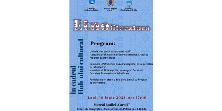 Despre Istorie, „cea dintâi carte a unei nații”, la Hub-ul cultural „Etnoliteratura”