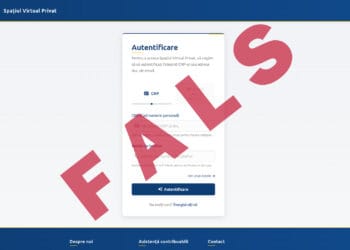 Atenționare privind un site fals care imită identitatea ANAF. Tentativă de phishing