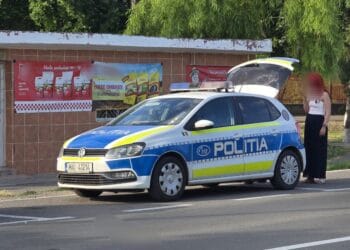 Acțiune pentru creșterea vizibilității polițienești și reducerea riscului rutier, pe raza de competență a poliției orășenești Ianca