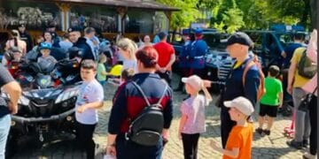 Jandarmii au adus bucurie copiilor de Ziua Copilului