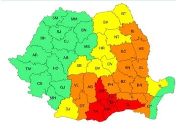 Încă o zi de cod portocaliu de caniculă în județul Brăila