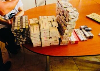 Țigări confiscate de jandarmi