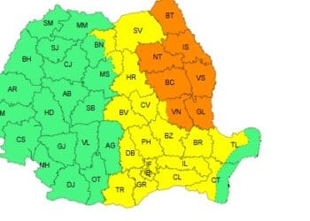 Instabilitate atmosferică în noaptea asta în județul Brăila