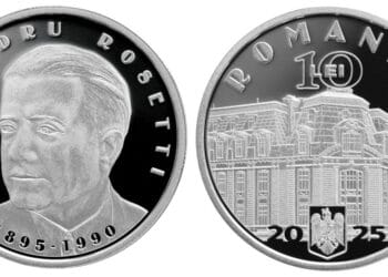 BNR lansează în circuitul numismatic o monedă din argint cu tema 130 de ani de la nașterea lui Alexandru Rosetti