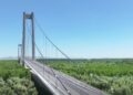 Podul suspendat de la Brăila în reparații