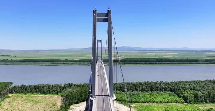 Încep de lucrările pe Podul Suspendat peste Dunăre