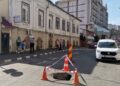 Trafic total închis pe strada Nicolae Bălcescu
