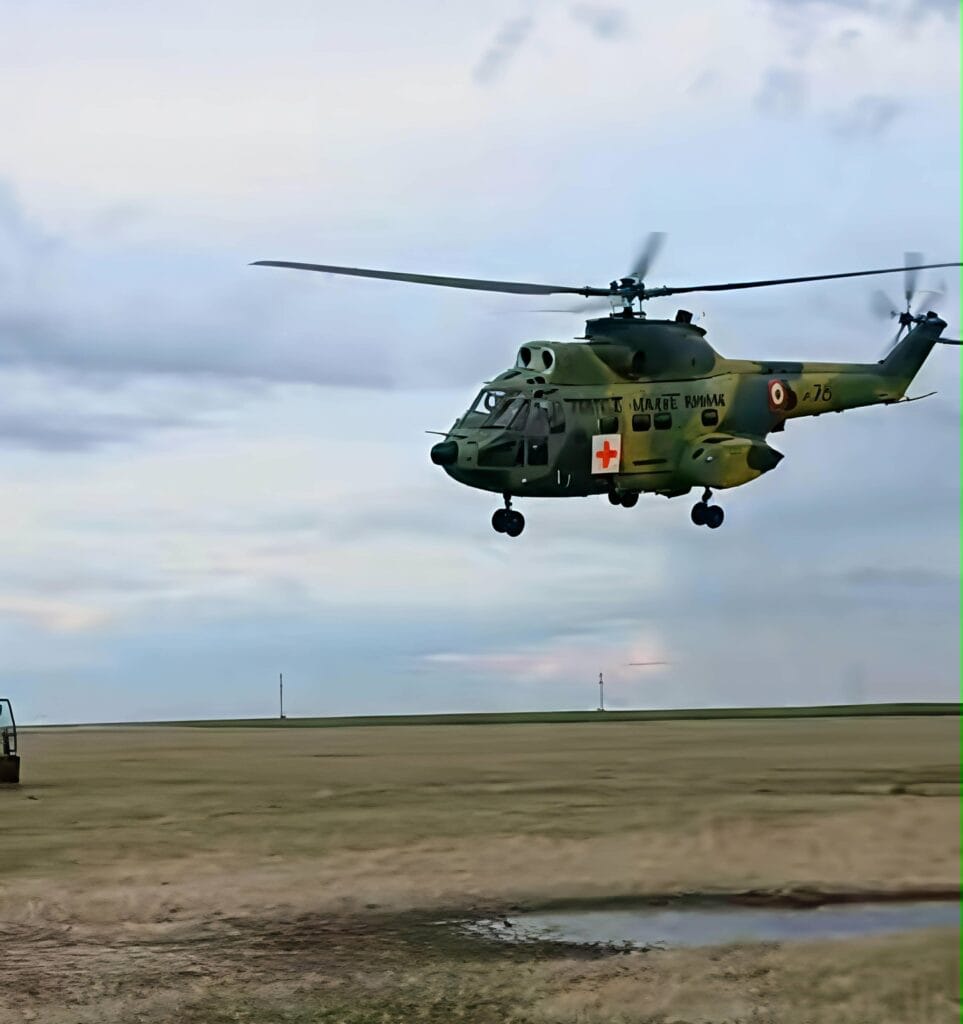 Resturile rachetei aer aer, cea care a interceptat drona, găsite în câmp în județul Brăila, localitatea Tătaru 15 elicopter tataru