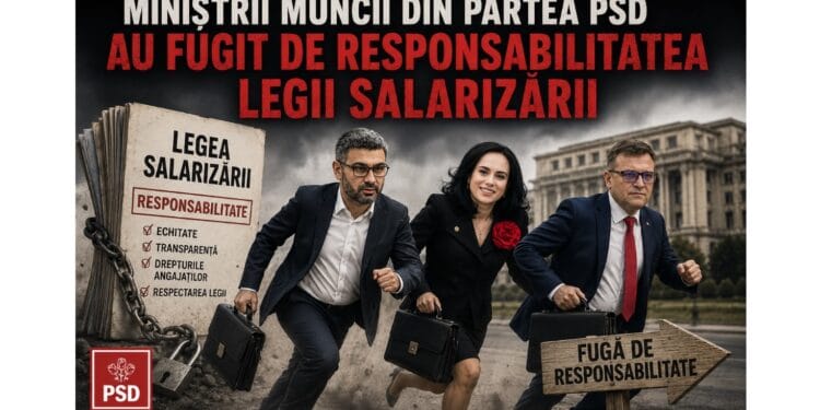 Miniștrii Muncii din partea PSD au fugit de responsabilitatea legii salarizării 14 Miniștrii Muncii din partea PSD au fugit de responsabilitatea legii salarizării