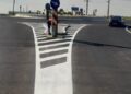 Drumarii au finalizat un sens giratoriu din zona Făurei