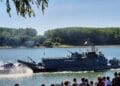 Spectacol complet de Ziua Marinei la Brăila: De la exerciții navale explozive, la emoționanta retragere cu torțe