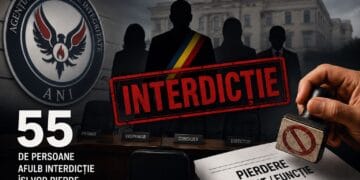 55 de persoane aflate sub interdicție își vor pierde mandatul sau funcția