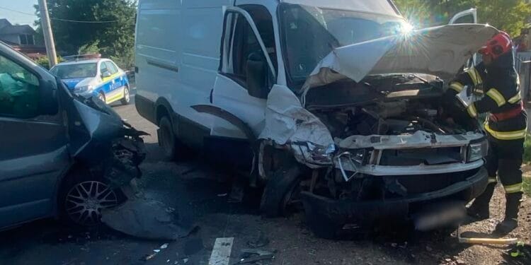 Accident cu victime pe DN21