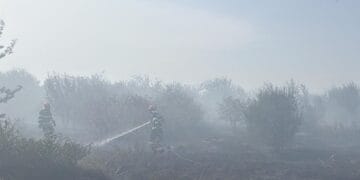 Weekend de foc pentru pompierii brăileni: 40 de intervenții, un rănit cu arsuri grave și un accident învăluit în mister