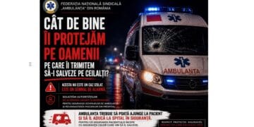 Semnal de alarmă după atacul brutal de la Cluj: Sindicatele cer măsuri urgente pentru protejarea echipajelor de pe ambulanță 1 Semnal de alarmă după atacul brutal de la Cluj: Sindicatele cer măsuri urgente pentru protejarea echipajelor de pe ambulanță