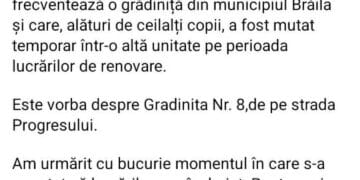 Grădinița Nr. 8, o investiție finalizată, dar copii ținuți pe loc. De ce Dragomire ? Copiii tăi au fost plimbați din grădiniță în grădiniță  ?