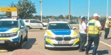 „Centura de siguranță te protejează”: Acțiune de prevenție a Poliției Rutiere Brăila, pe DN 2B, în zona tragediei din luna iulie
