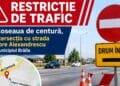 Trafic închis pe Șoseaua de Centură, la intersecția cu strada Grigore Alexandrescu