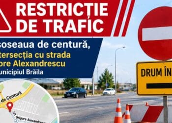 Trafic închis pe Șoseaua de Centură, la intersecția cu strada Grigore Alexandrescu