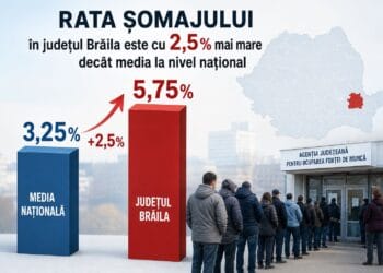 Rata șomajului în județul Brăila este cu 2,5% mai mare decât media la nivel național 24 Rata șomajului în județul Brăila este cu 2,5% mai mare decât media la nivel național